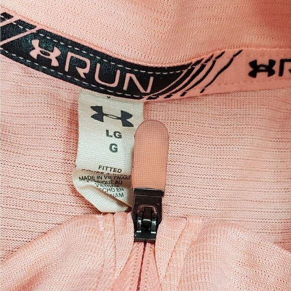 Under Armour Coral Pull- Over Half Zip Top - Picture 5 of 6
